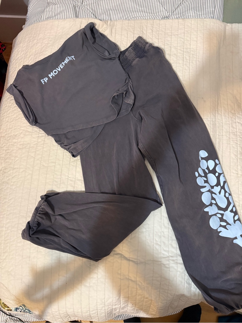 FP Movement by Free people Hot Spot Logo CropT shirt & Sweatpants